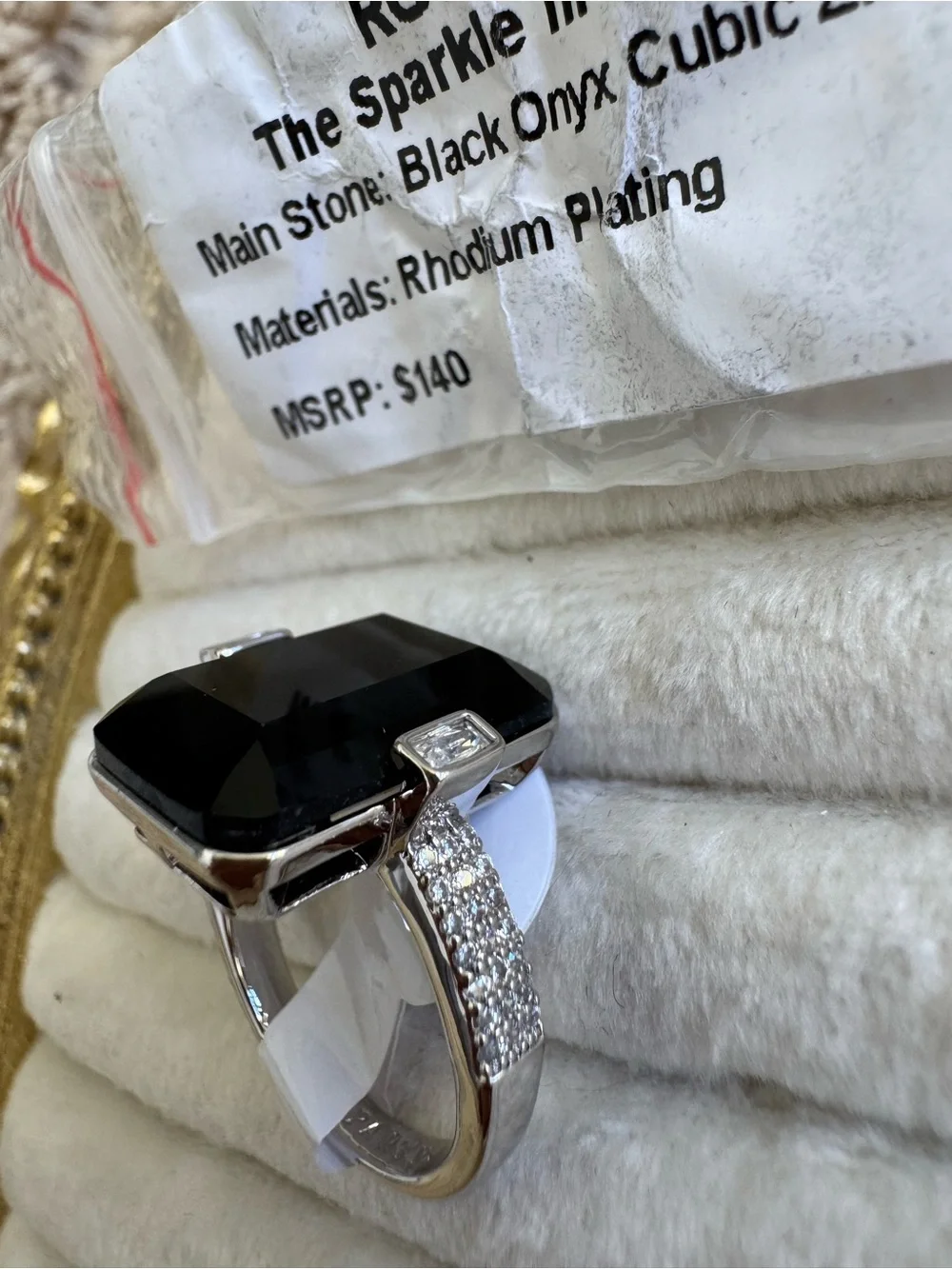 Sparkle in Charge - Black Onyx CZ Rhodium - Bomb Party OG